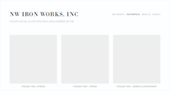 Desktop Screenshot of ironworksnw.com